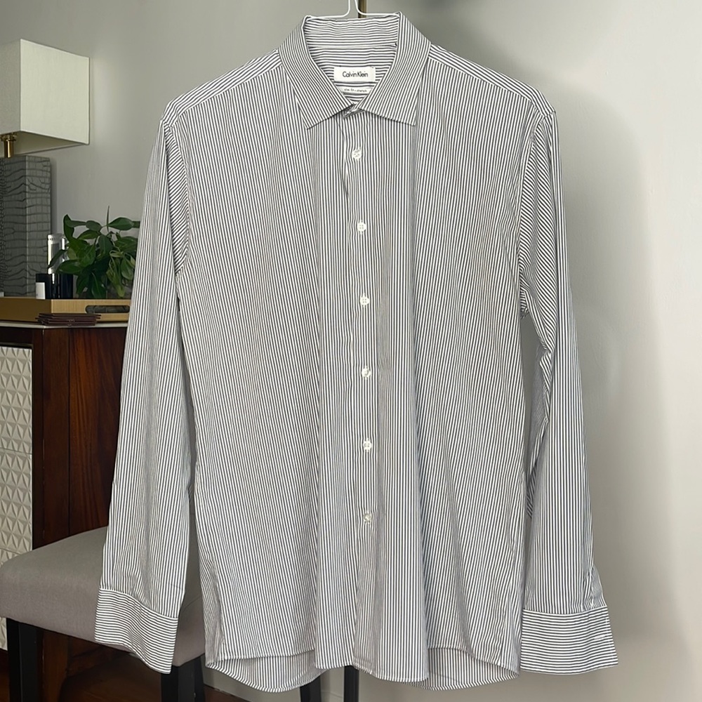 Calvin Klein slim fit stretch shirt